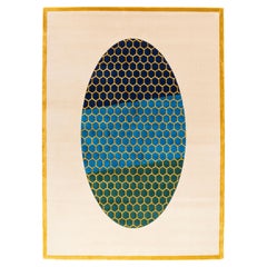 Tapis du 21e siècle, « Weightlessness I » jaune