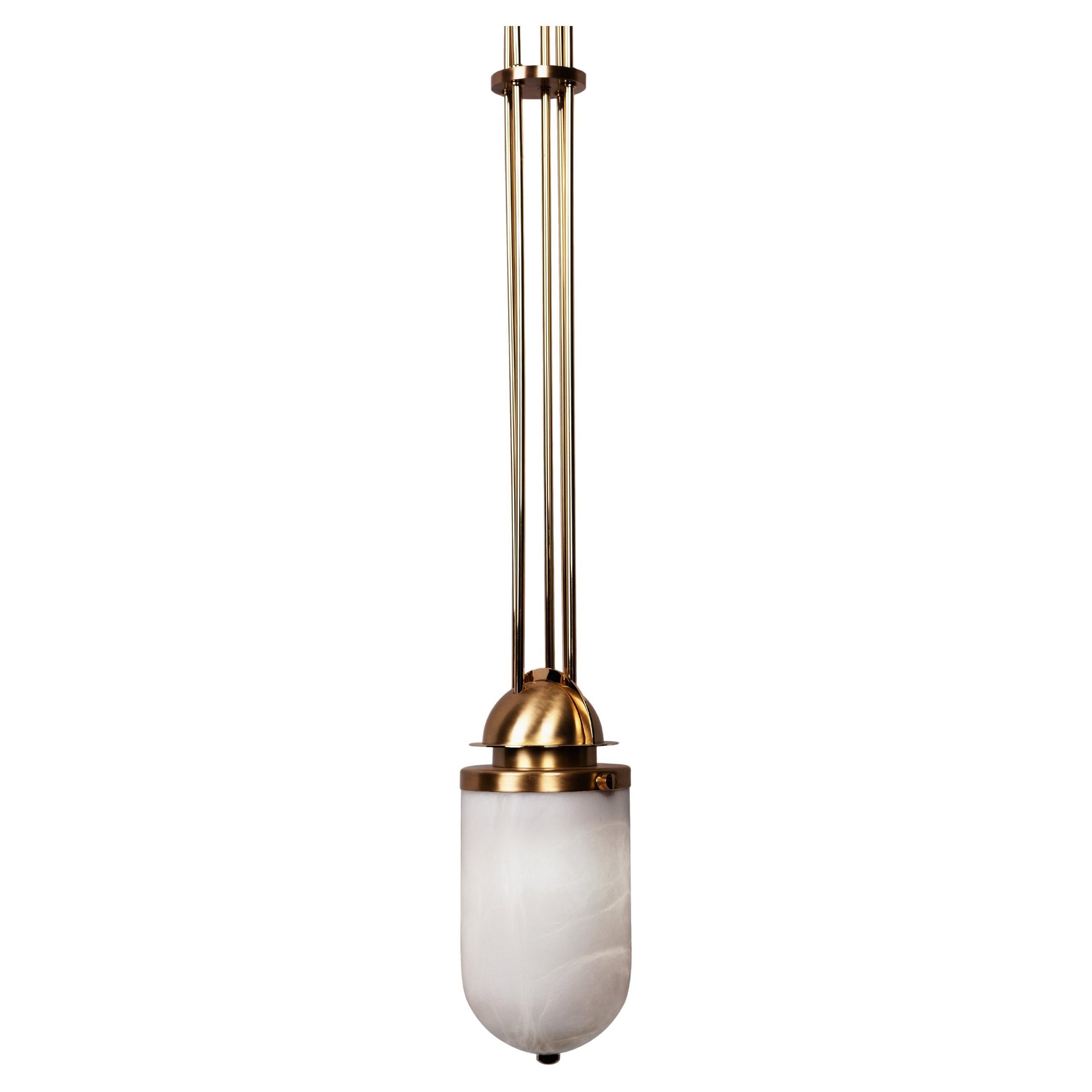 21st Century Russell Pendant Lamp Alabaster Made in Portugal by Porus Studio