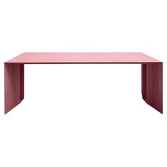 Siglo XXI S3 Mesa de comedor / escritorio de hierro lacado Verde Azul Amarillo Plata Rosa