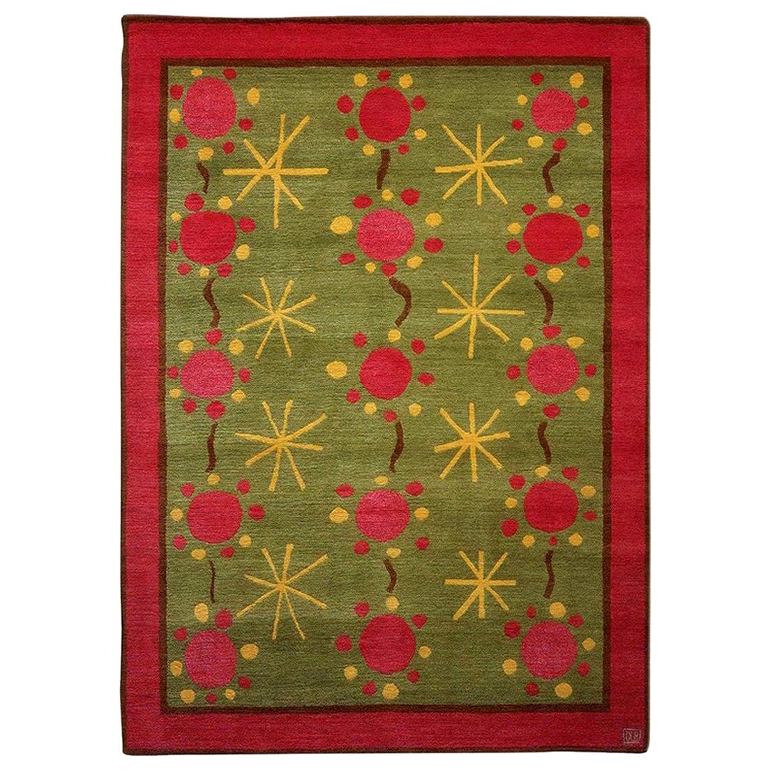 Large MidCentury Modern Abstract Shag Rug For Sale at 1stDibs