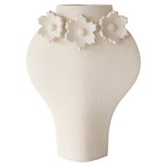 21st Century ‘Sculptural Flowers - Dal', Ceramic Vase, Handcrafted in France