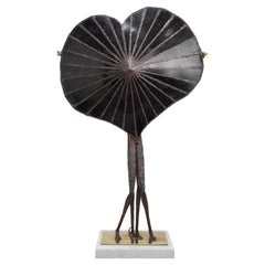 Lampe de table sculpturale du 21e siècle "LES GOÉLANDS" par Francis Terrade