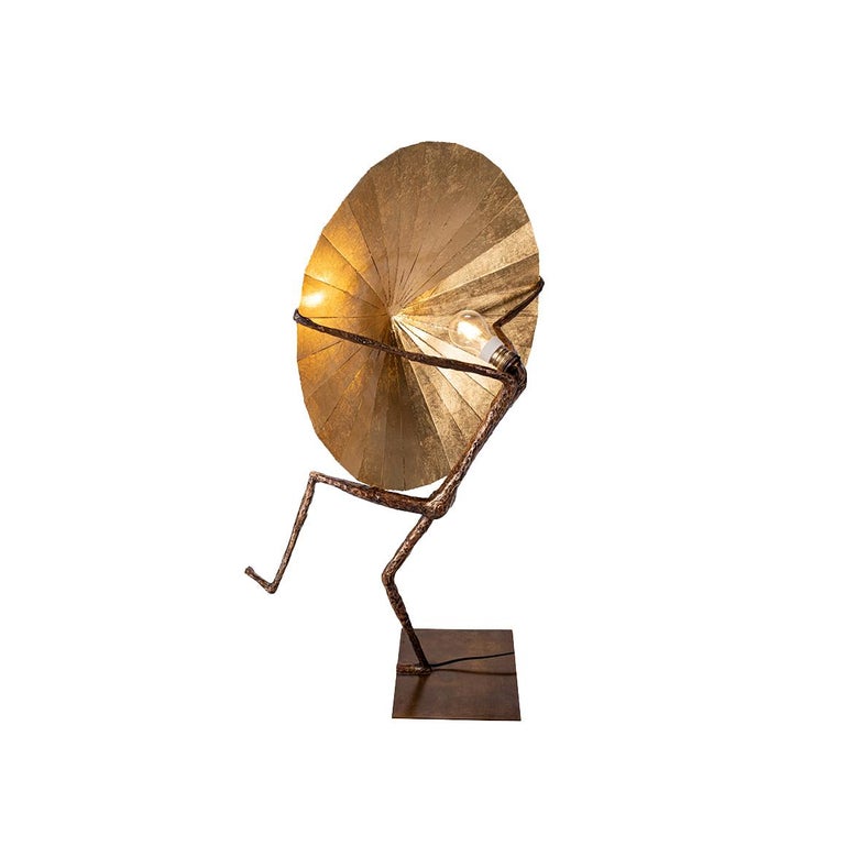Modern 21st Century Sculptural Table Lamp Sisyphe by Fantôme For Sale