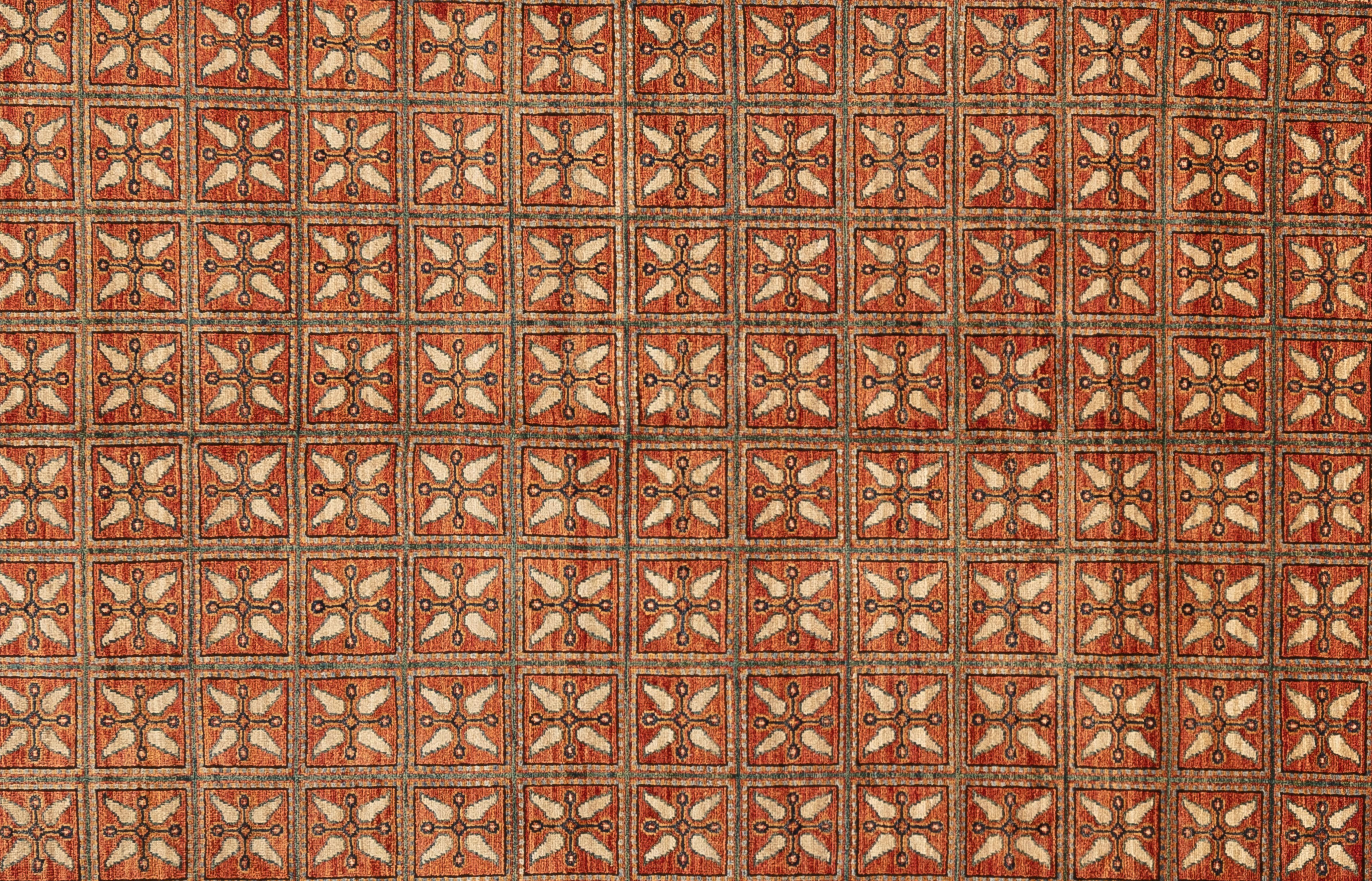 Offrez-vous une élégance intemporelle avec ce tapis Serapi exquis. Fabriqué à la main avec des motifs complexes et des teintes vibrantes, il respire la chaleur et la sophistication. Tissé à la main par des maîtres tisserands et composé à 100 % de