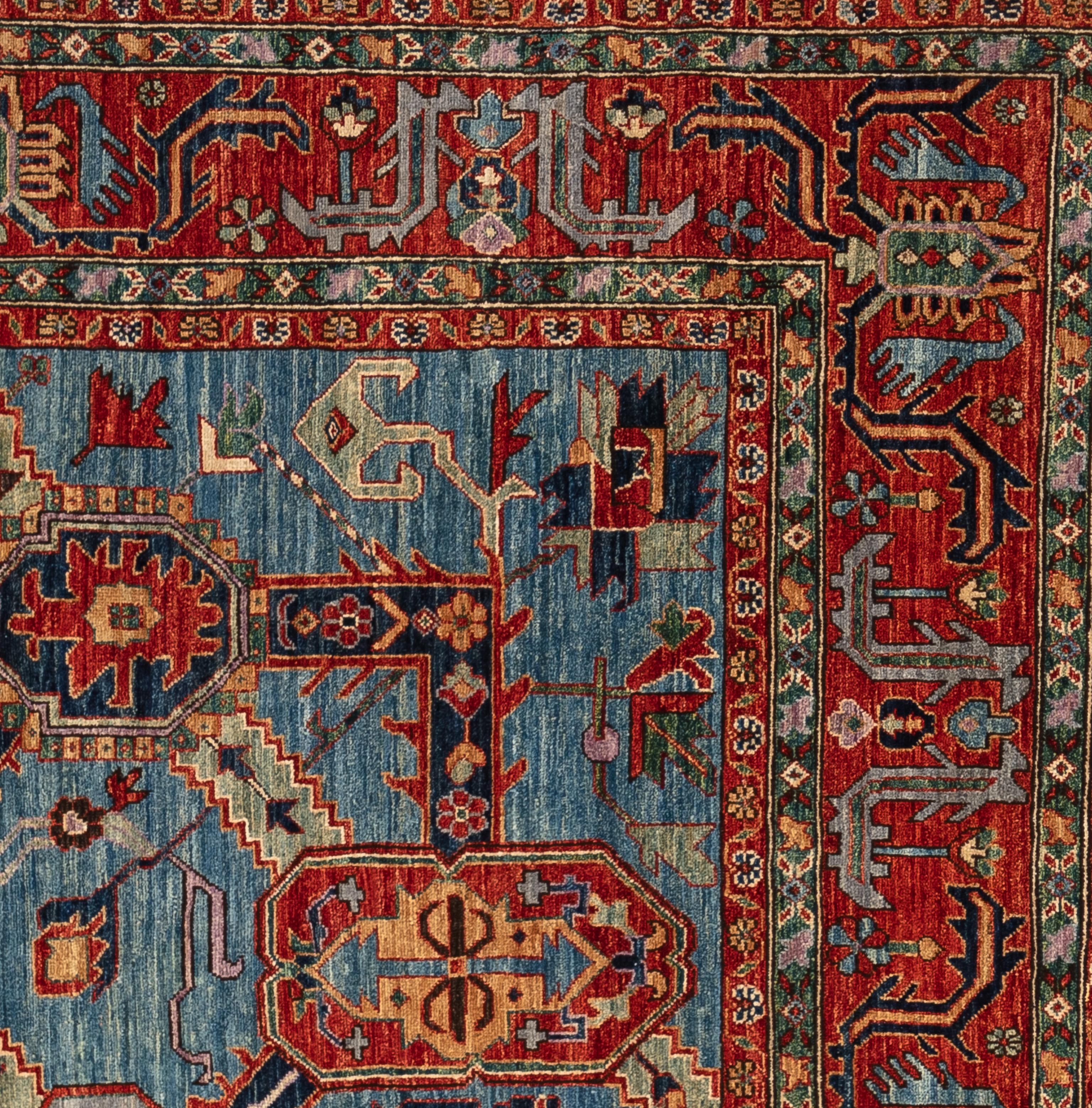 Hand-Woven 21st Century Serapi For Sale