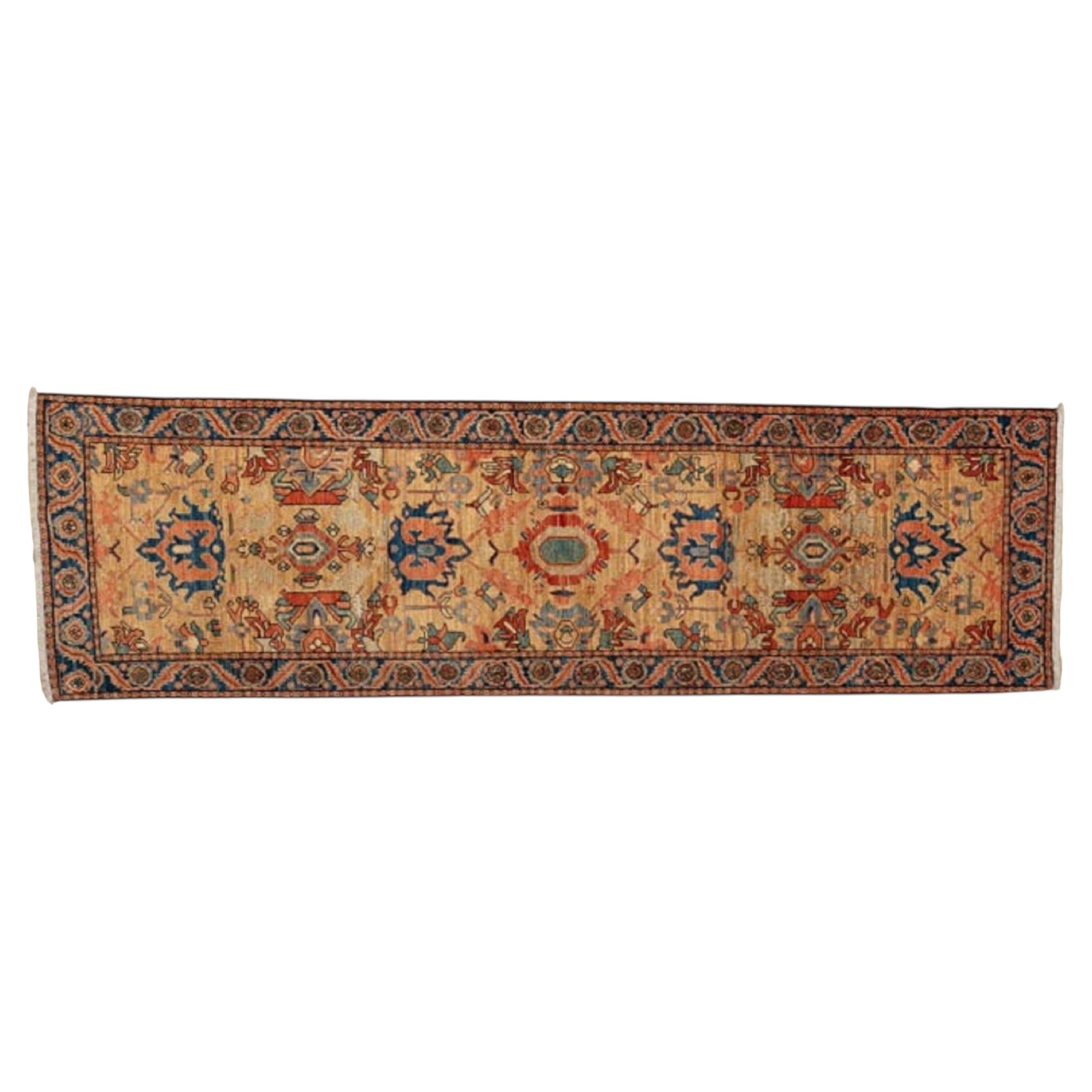 21st Century Serapi Style Runner For Sale