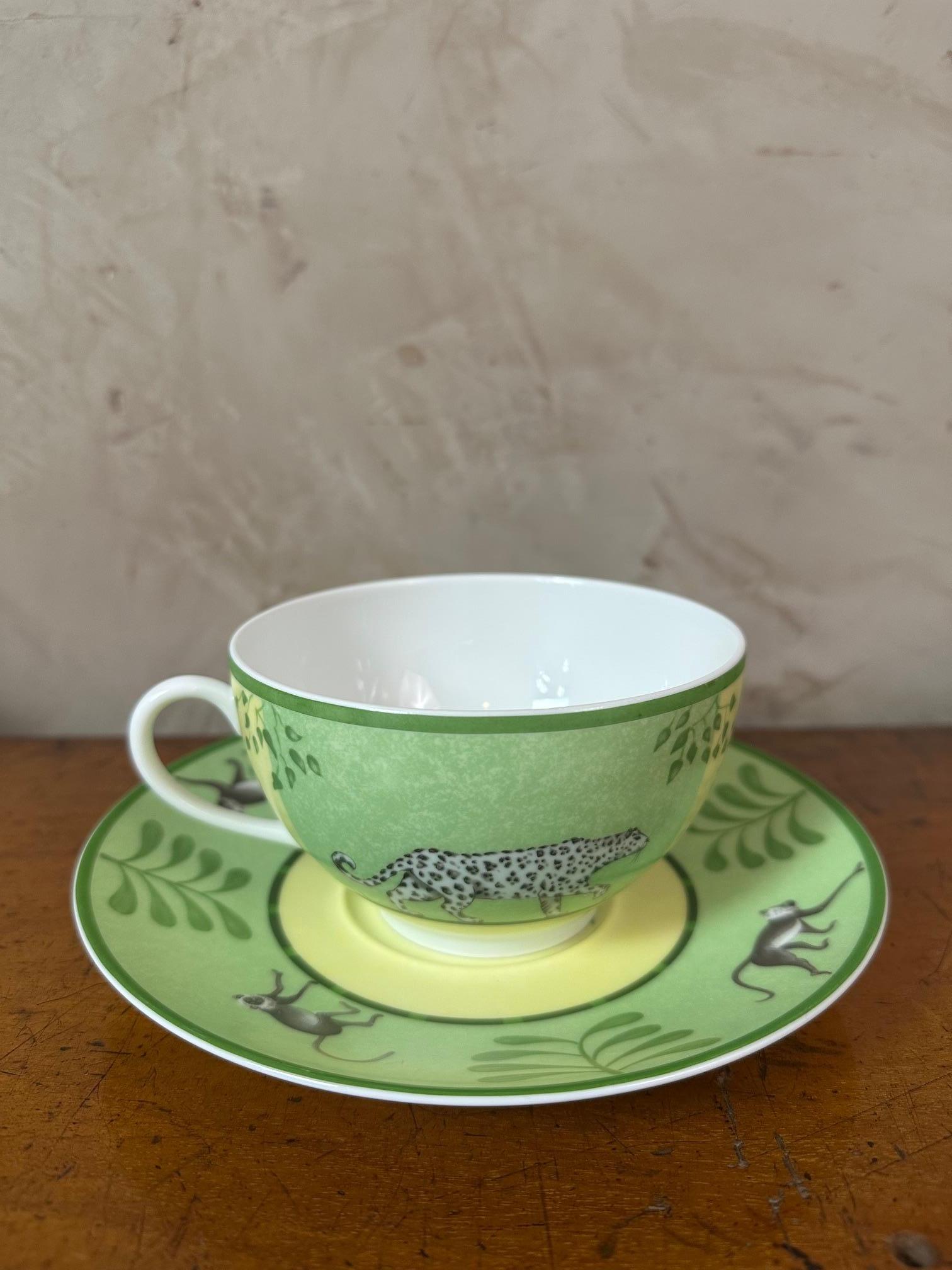 21st century Set of Four Tea Cups by Hermes 5