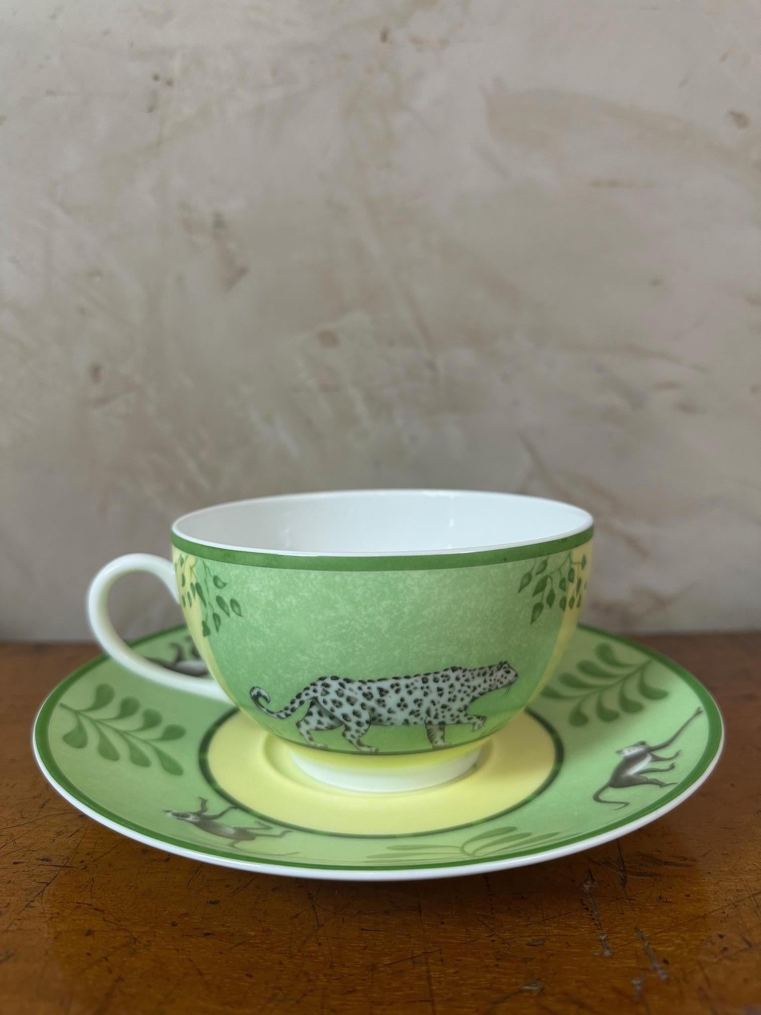 21st century Set of Four Tea Cups by Hermes 6
