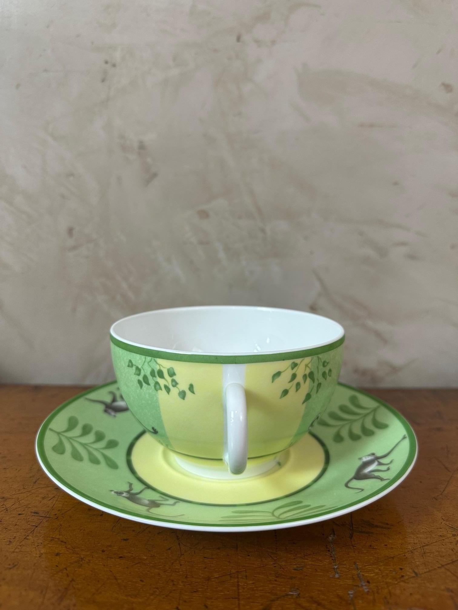 21st century Set of Four Tea Cups by Hermes 7