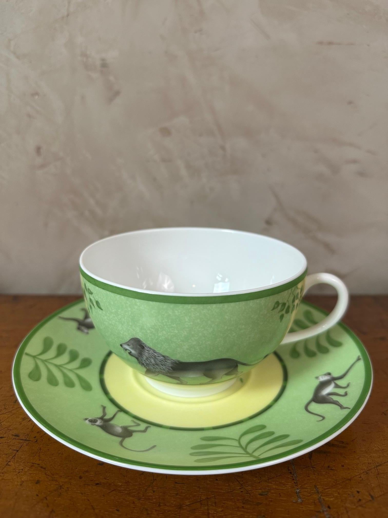 21st century Set of Four Tea Cups by Hermes 8