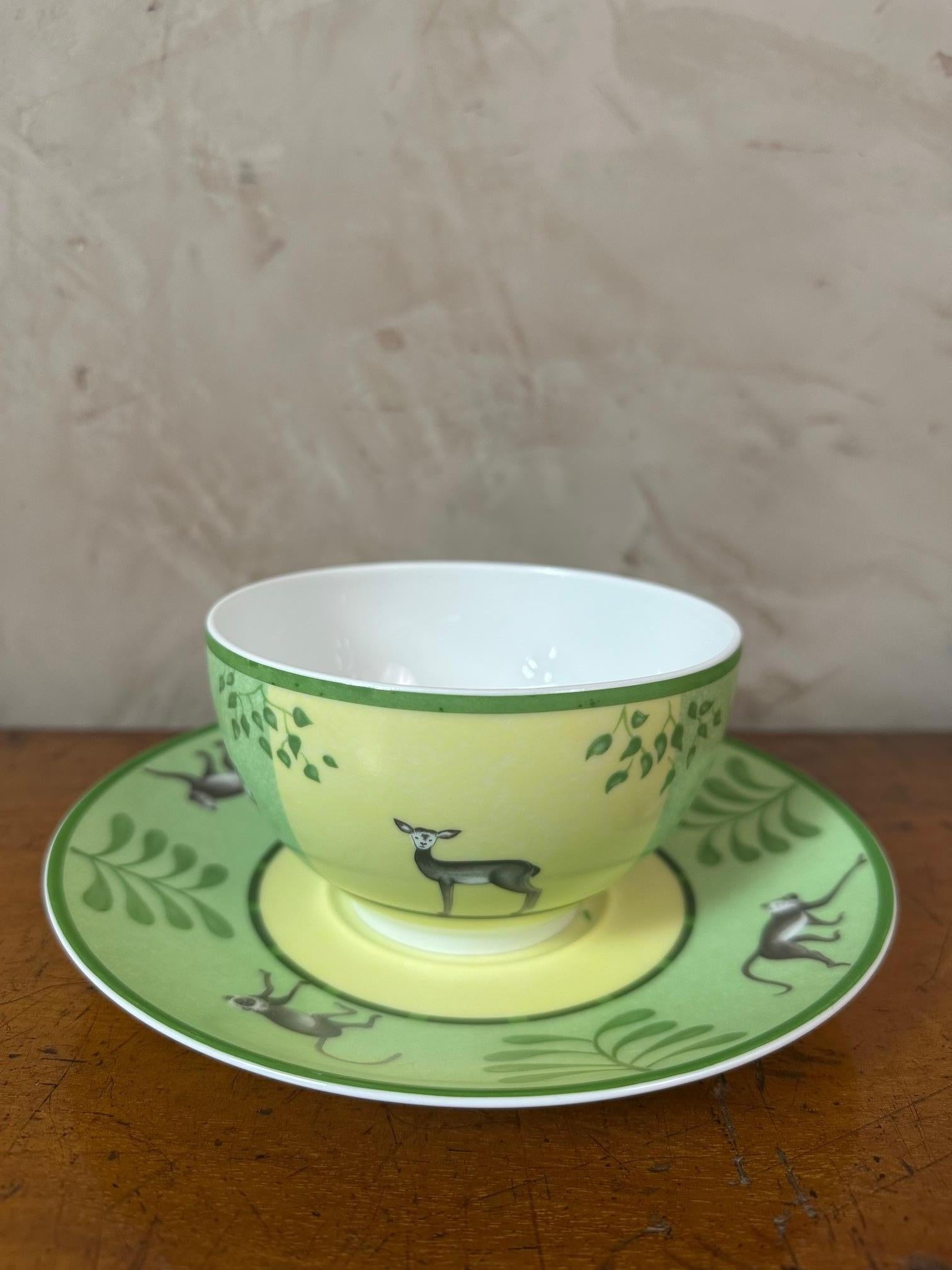 21st century Set of Four Tea Cups by Hermes 9