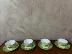 Ensemble de quatre tasses à thé du 21e siècle par Hermès