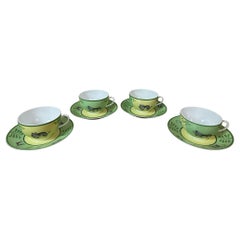 21st century Set of Four Tea Cups by Hermes