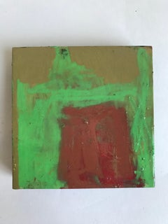 21st Century Set of Six Abstract Tiles Painted by Greg Dickerson