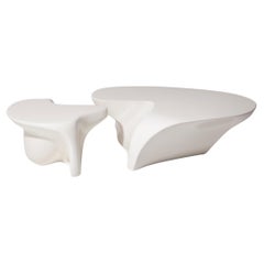 Modern Nature inspired Shape of Love Table by Daeun Kim Organic Curves