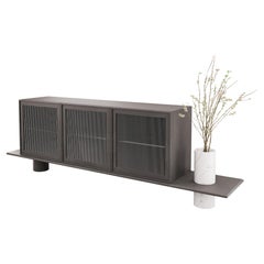 21st Century Shinto Sideboard, Ash and Marble, Made in Italy by Hebanon