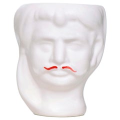 21st Century, Sicilian Moor' Head Design, Ceramic Vases, Made in Italy Handmade