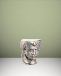 21st Century, Sicilian Moor's Head Design Ceramic Vase Handmade Made in Italy