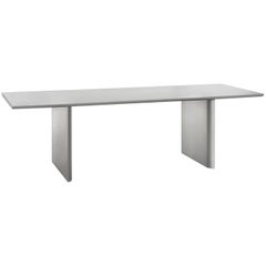 FUCINA " SILHOUETTE " by Cecilie Manz, Natural Blasted Stainless Steel Table