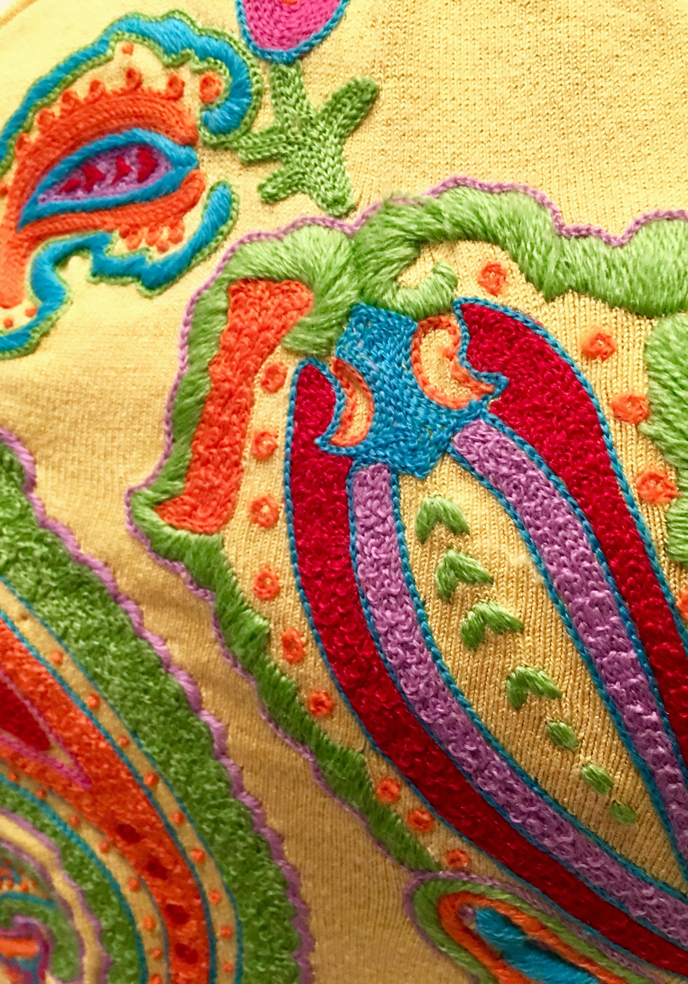 21st Century Silk Embroidered Halter Top By, Ralph Lauren For Sale 2