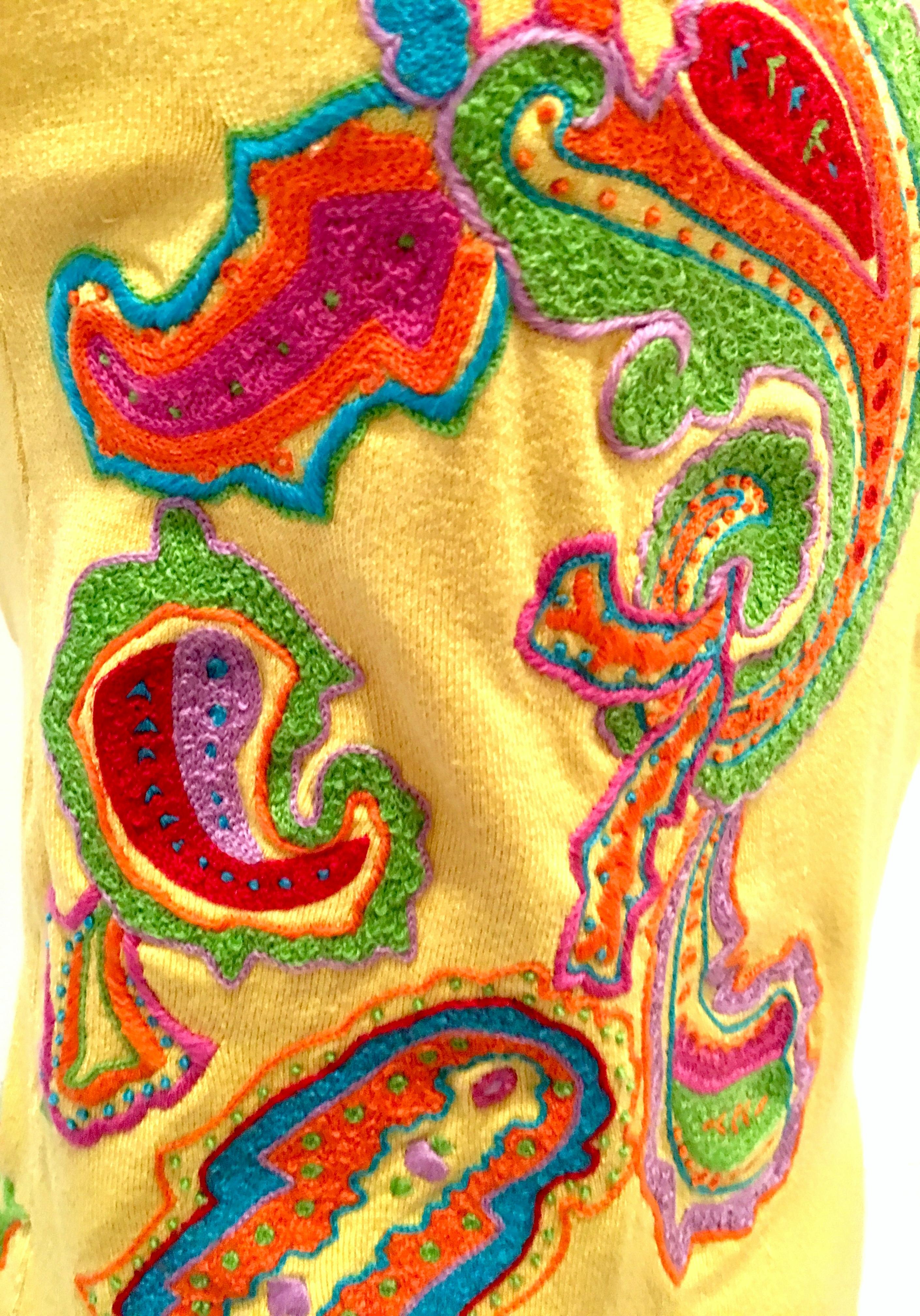 21st Century Silk Embroidered Halter Top By, Ralph Lauren For Sale 3