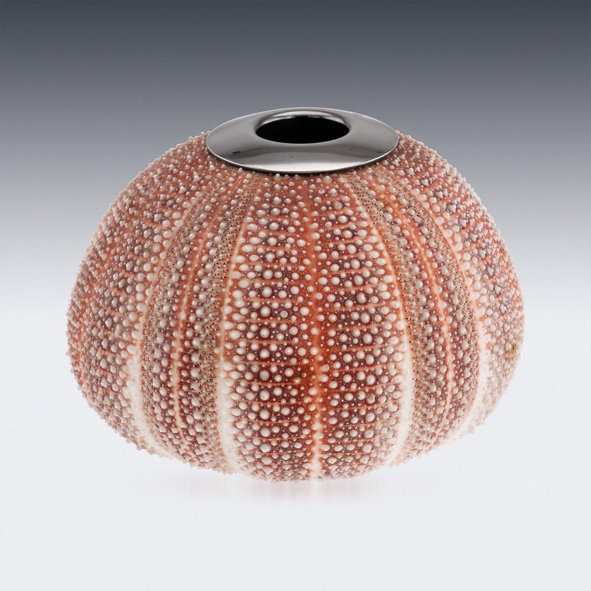 20th Century 21st Century Silver-Mounted Sea Urchin Match Striker, London C.2006 For Sale