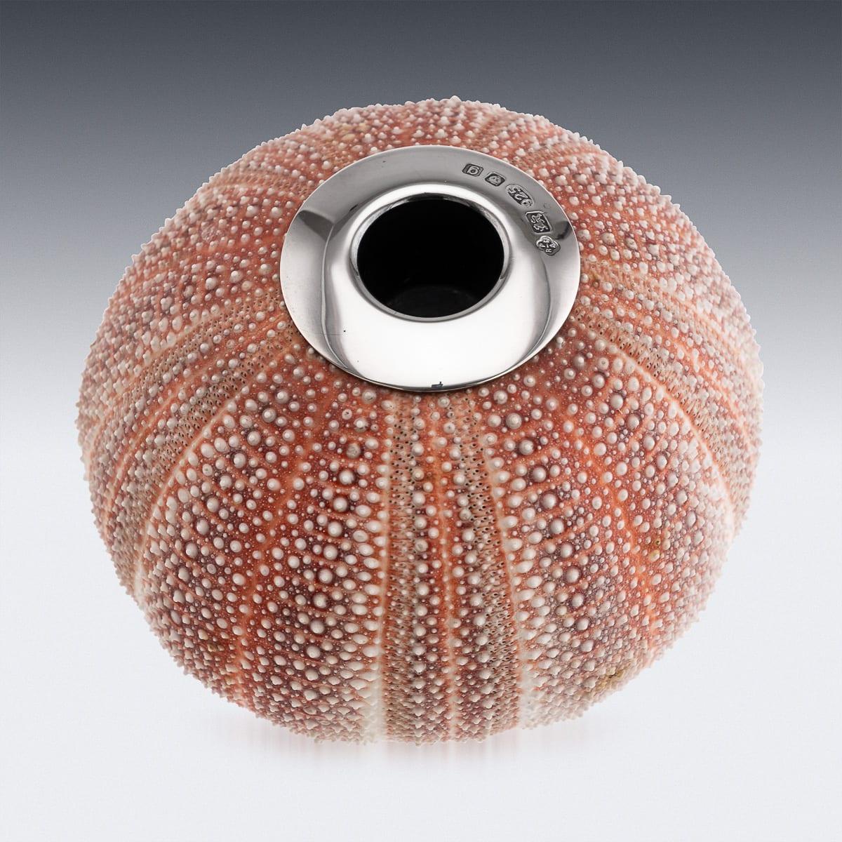 21st Century Silver-Mounted Sea Urchin Match Striker, London C.2006 For Sale 1