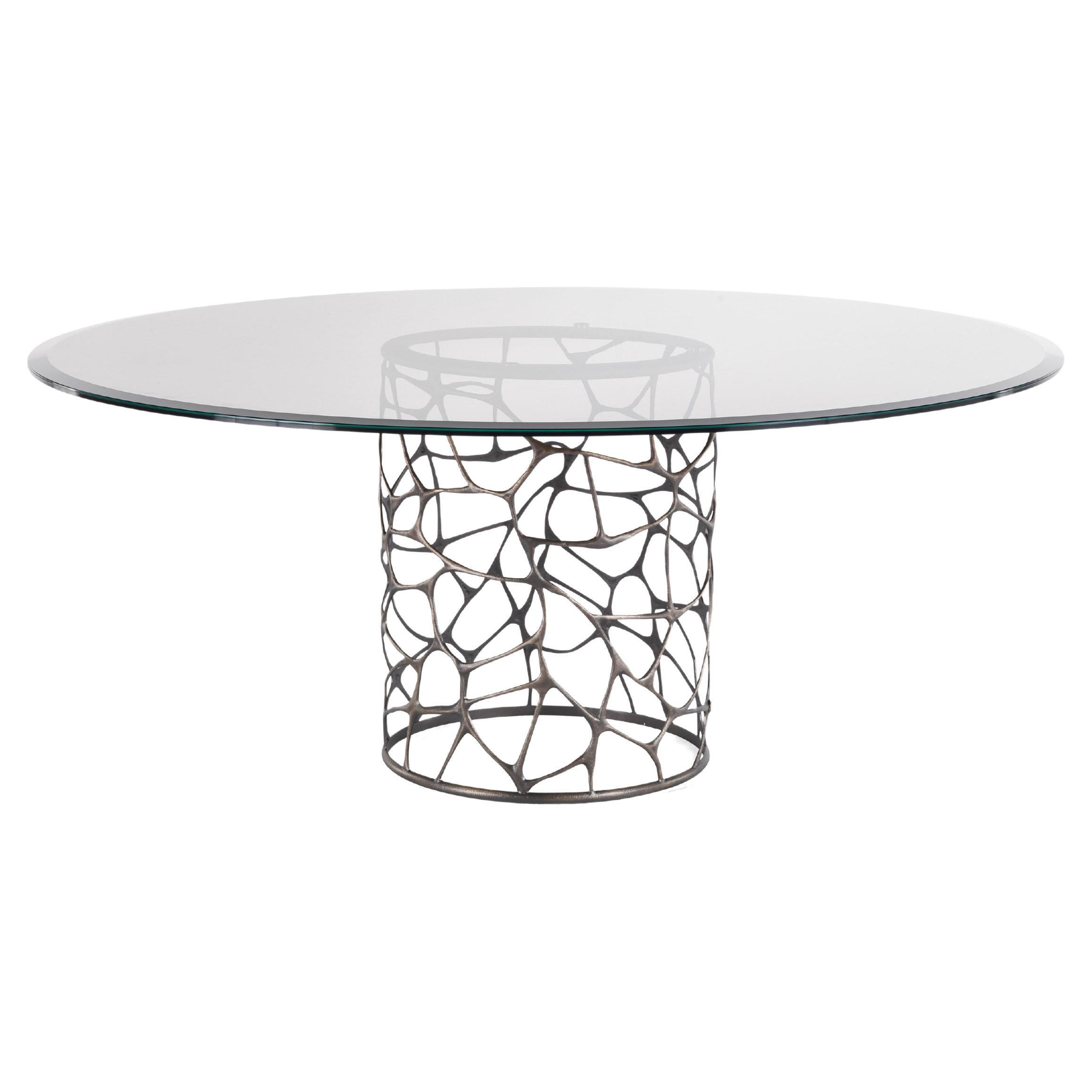 21st Century Sioraf Dining Table in Metal by Roberto Cavalli Home Interiors For Sale