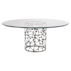 Table de salle à manger Sioraf du 21e siècle en métal par Roberto Cavalli Home Interiors