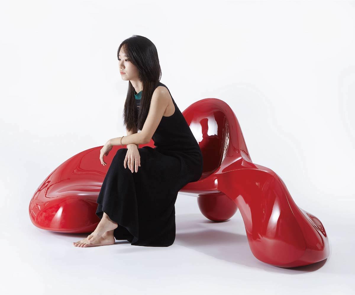 21st Century Skeleton of a Cloud Daeun Kim Sculptural Bench Outdoor Seating For Sale 4