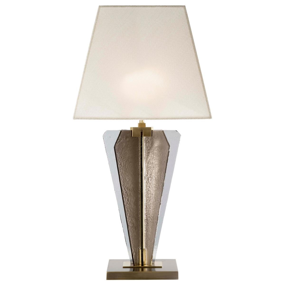 SLIVER Table Lamp 1731-BB-22 by OFFICINA LUCE For Sale