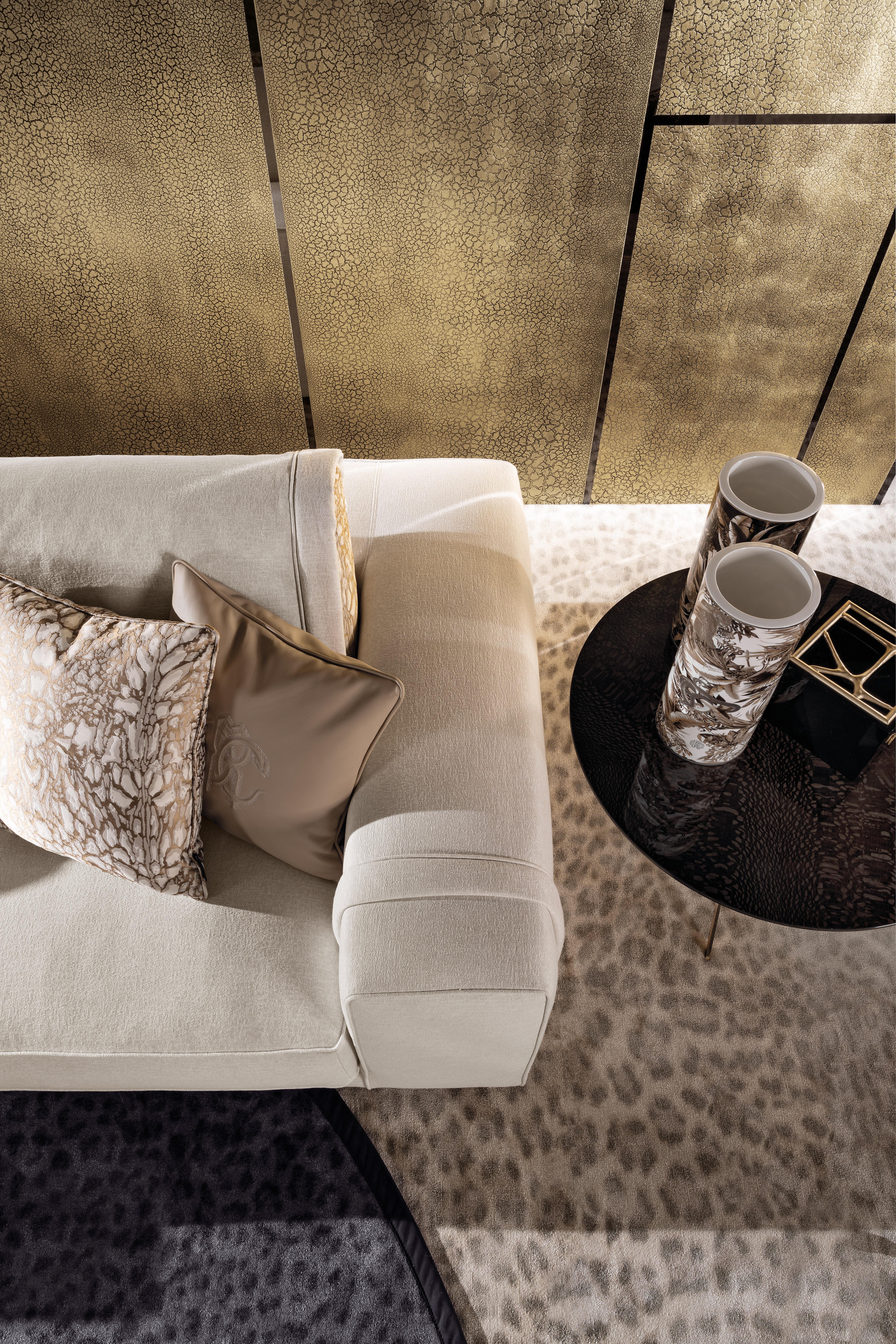 Smoking.2 Sofa mit Stoff von Roberto Cavalli Home Interiors, 21. Jahrhundert im Angebot 5