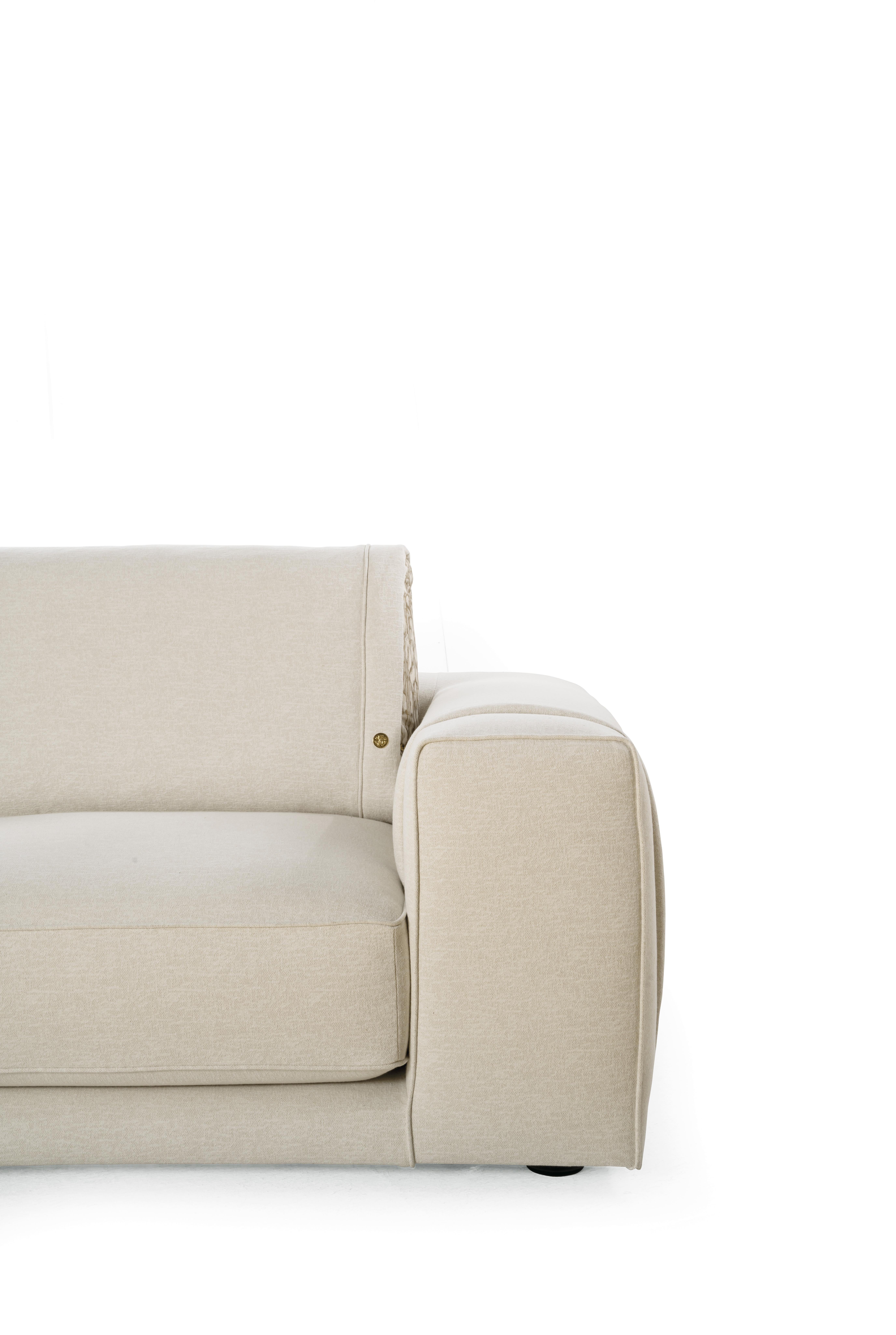 Italian 21st Century Smoking 2 Sofa in Fabric by Roberto Cavalli Home Interiors For Sale