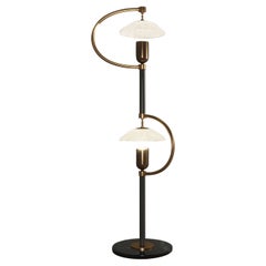 Sofo-Stehlampe aus Messing und Alabaster des 21. Jahrhunderts, hergestellt in Portugal von Creativemary