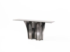 21st Century Soho Console in Black Chrome by Roberto Cavalli Home Interiors