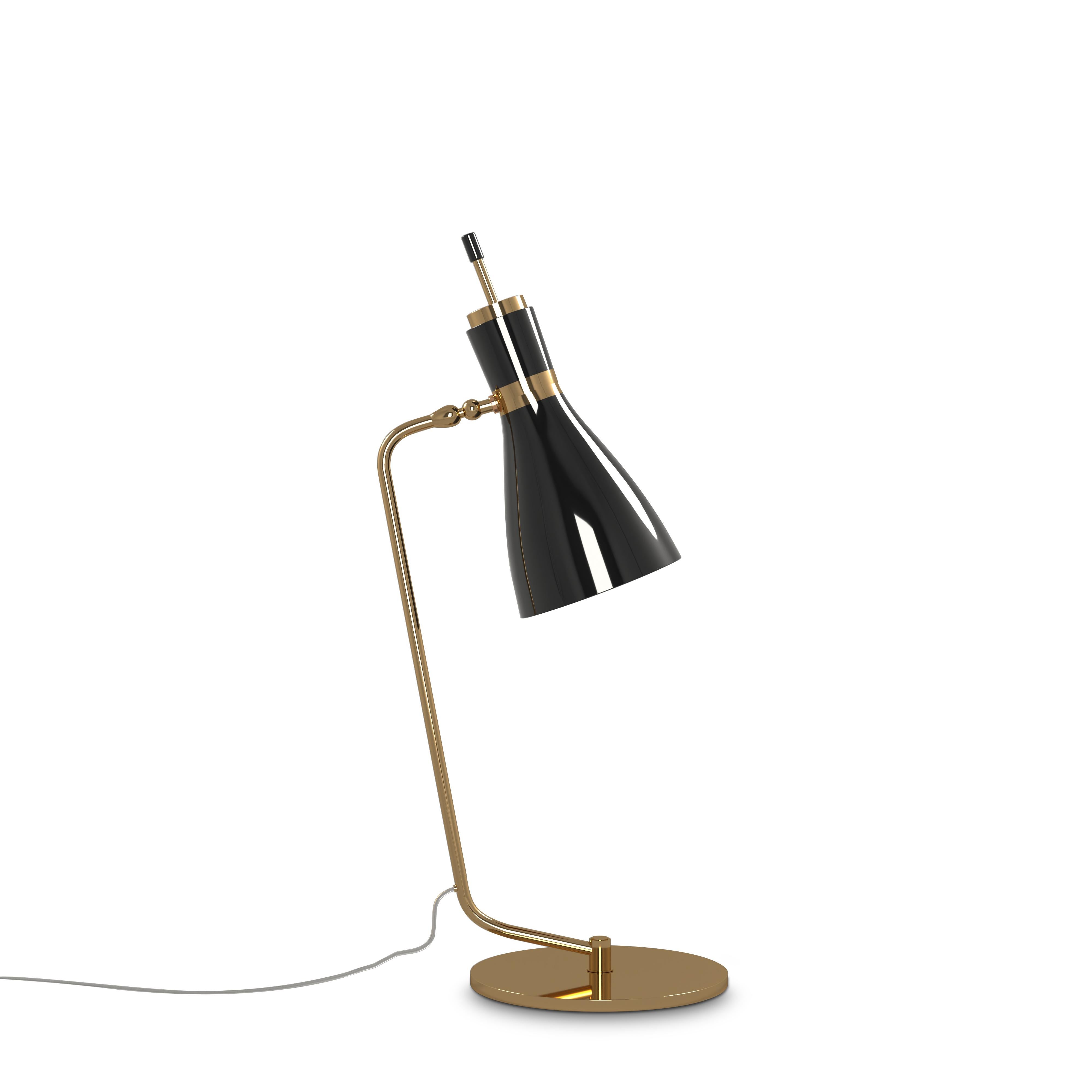 21st Century Soho Table Lamp Brass Aluminum by Creativemary For Sale 1