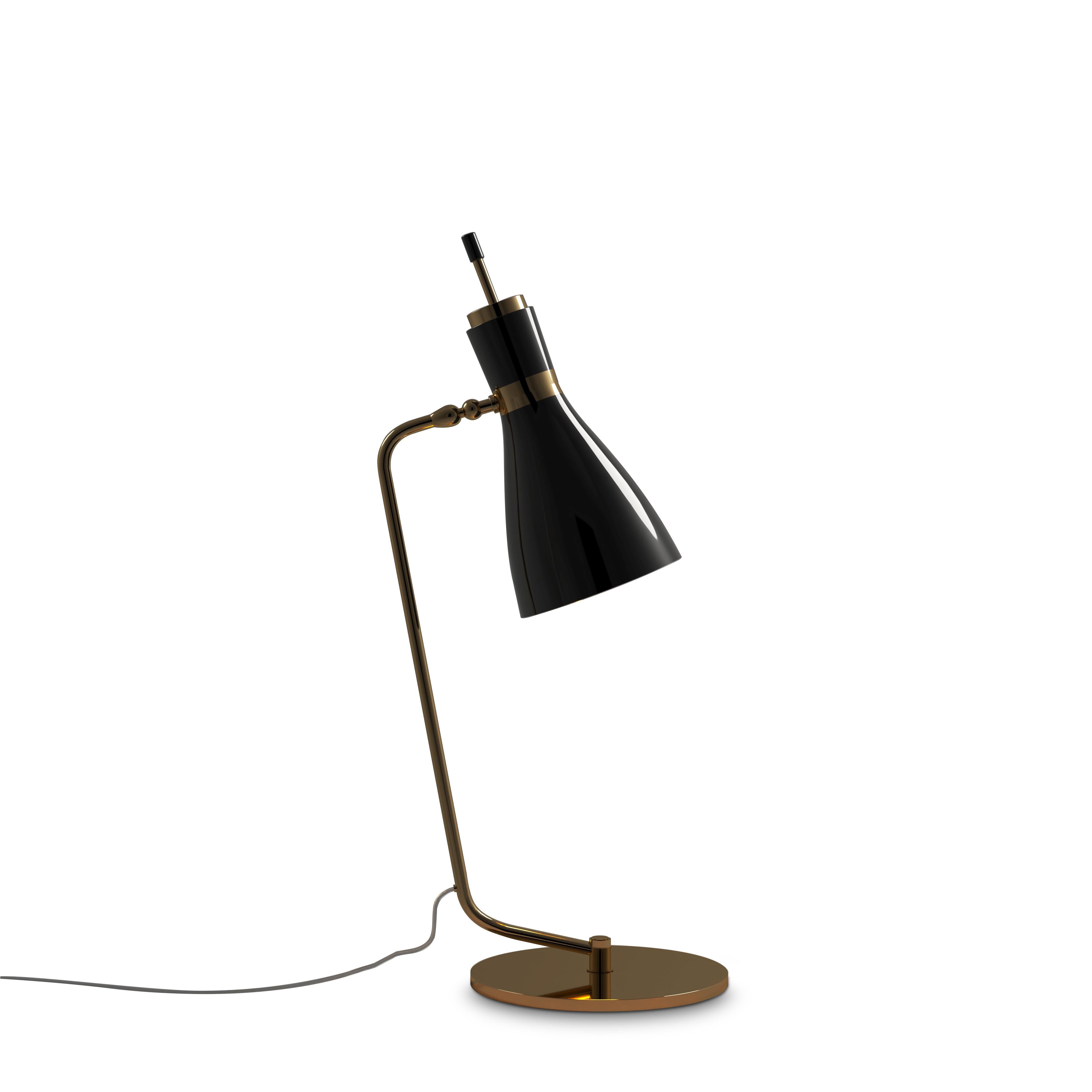 21st Century Soho Table Lamp Brass Aluminum by Creativemary For Sale 2