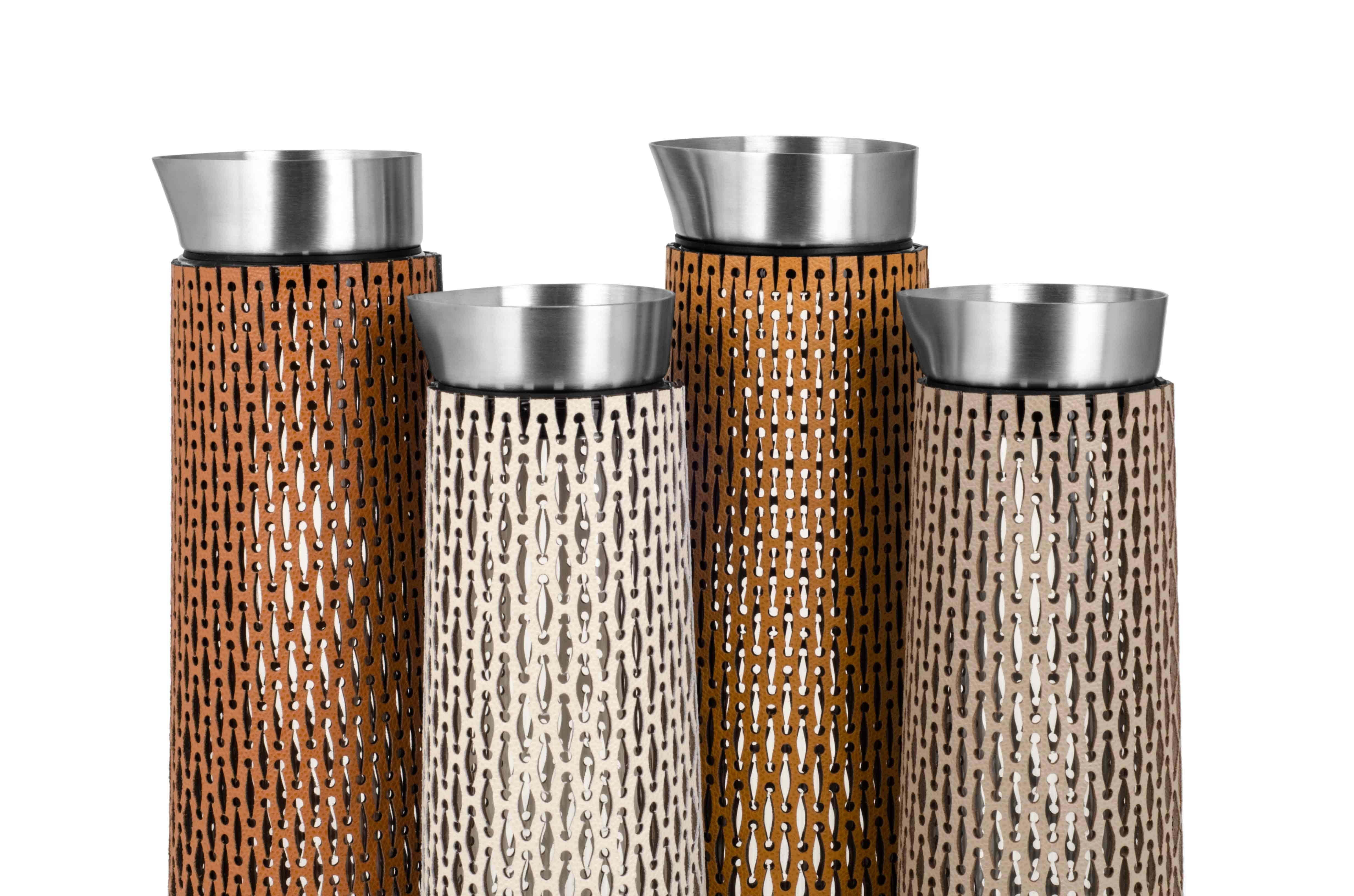Jarra de Cristal Sophie Siglo XXI con Tapa Crema Hecha a Mano en Italia Italiano en venta