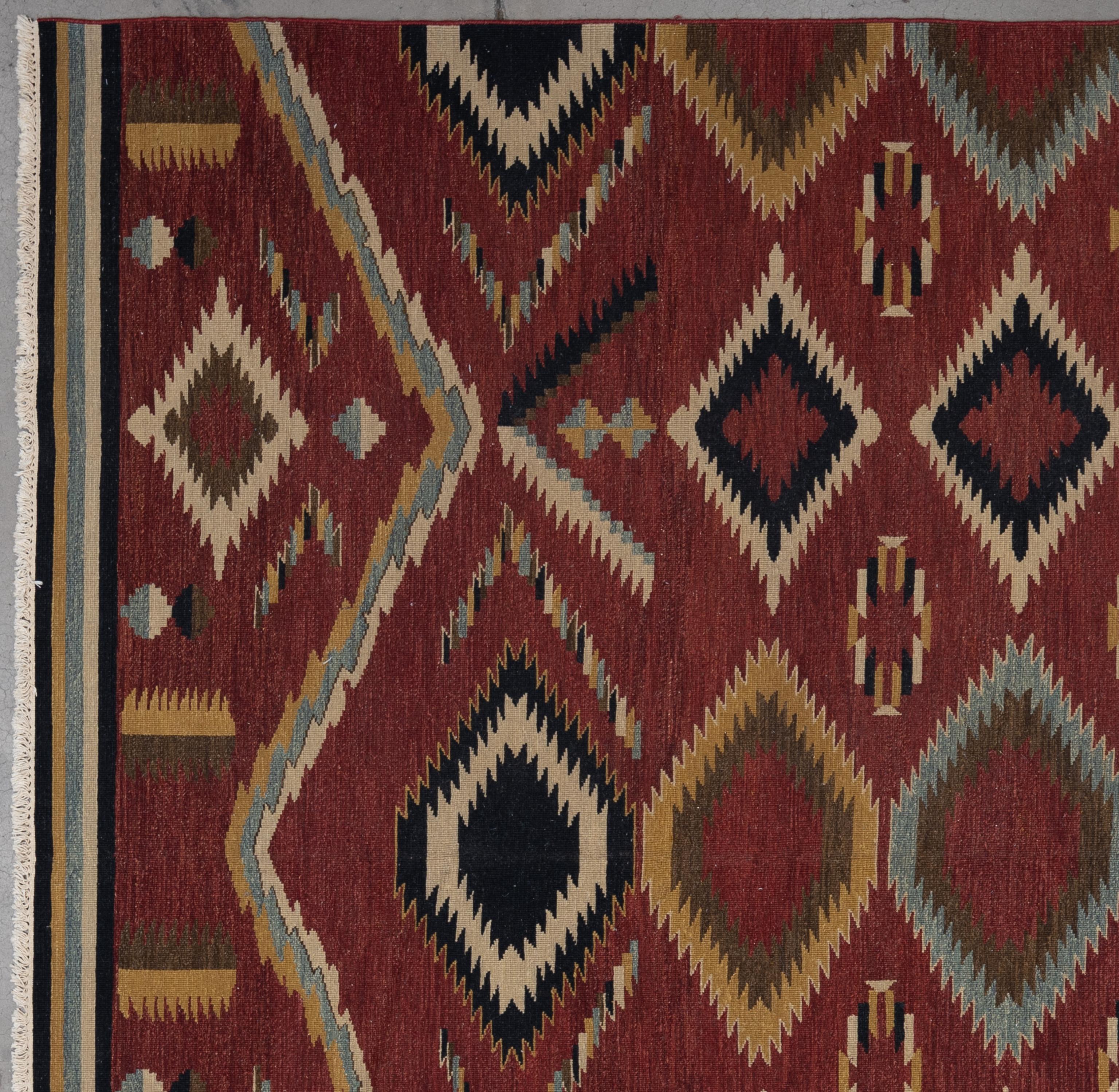 Indien Tapis Soumak du 21e siècle en vente