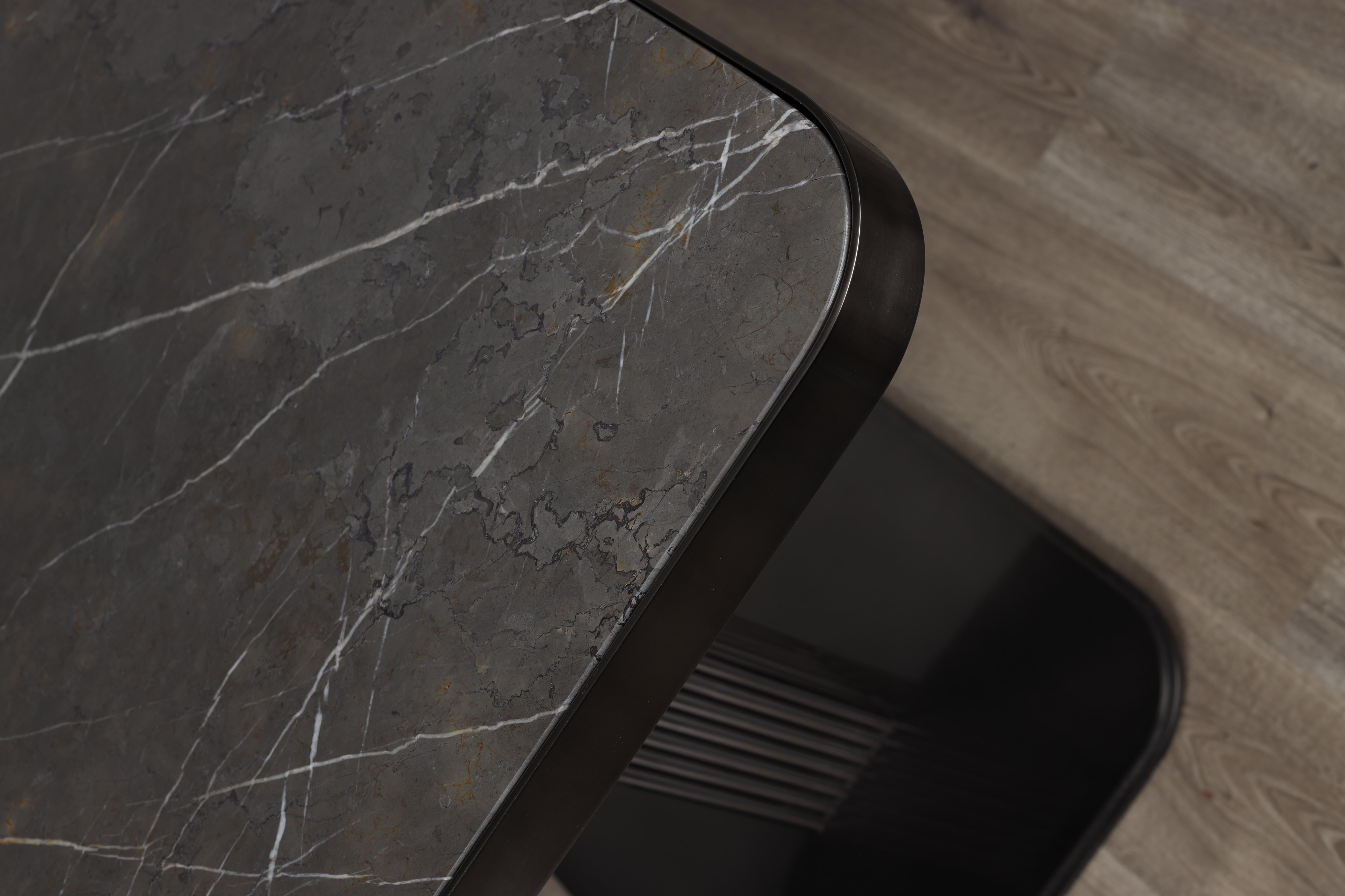 21st Century, Staten Dining Table Marble  Made in Portugal by Porus Studio For Sale 3