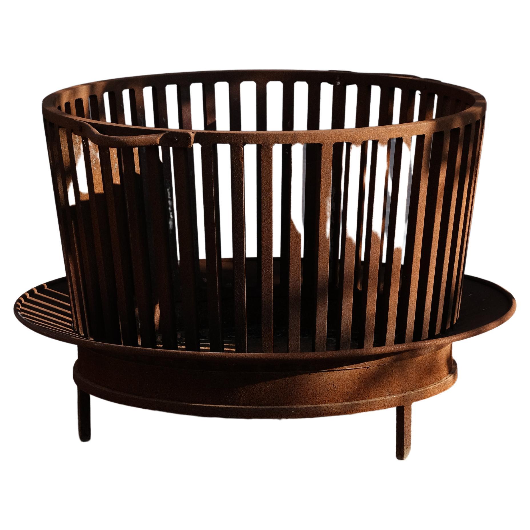 21st Century Steel Circular Fire Grate, The Round Grate at 1stDibs
