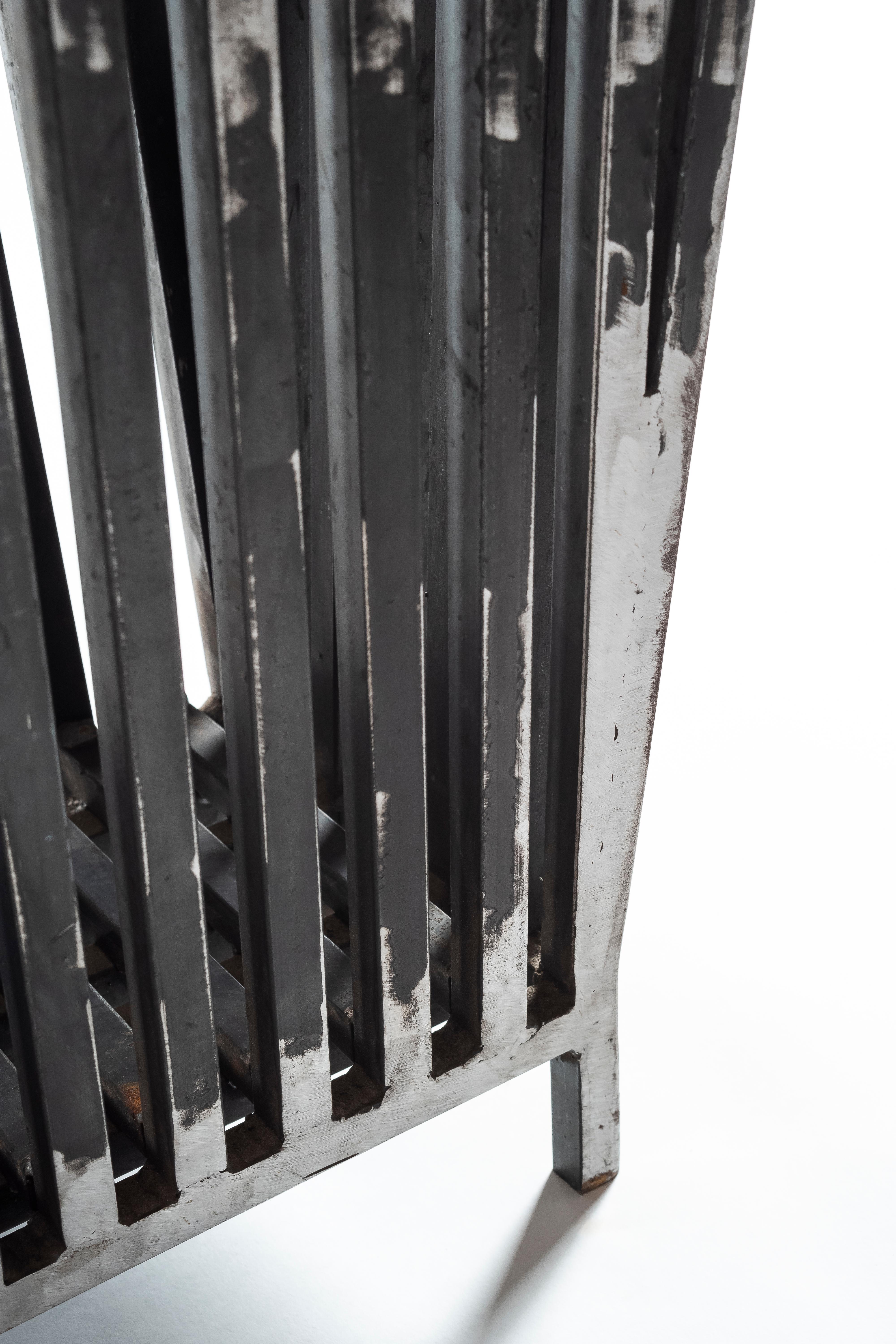 Contemporary 21st Century Steel Fire Grate, The Kitchen Firegrate