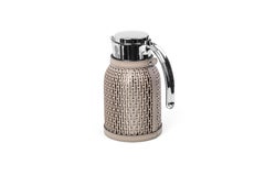 21st Century Steel Thermal Carafe Diana with Taupe Cover Handcrafed in Italy