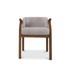 21st Century Stefan Dining Chair Walnut Wood Made in Portugal by Wood Tailors