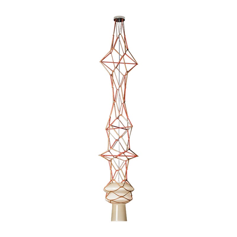 Lampe pendentif Stelle Filanti du 21e sicle en gris par l'Atelier O en vente