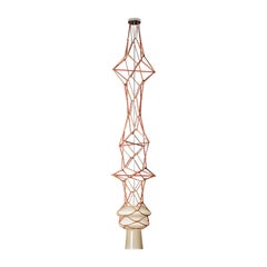 Lampada a sospensione Stelle Filanti del XXI secolo in grigio di Atelier Oï