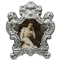 21st Century Sterling Silver Baroque "Cartagloria" Picture Frame