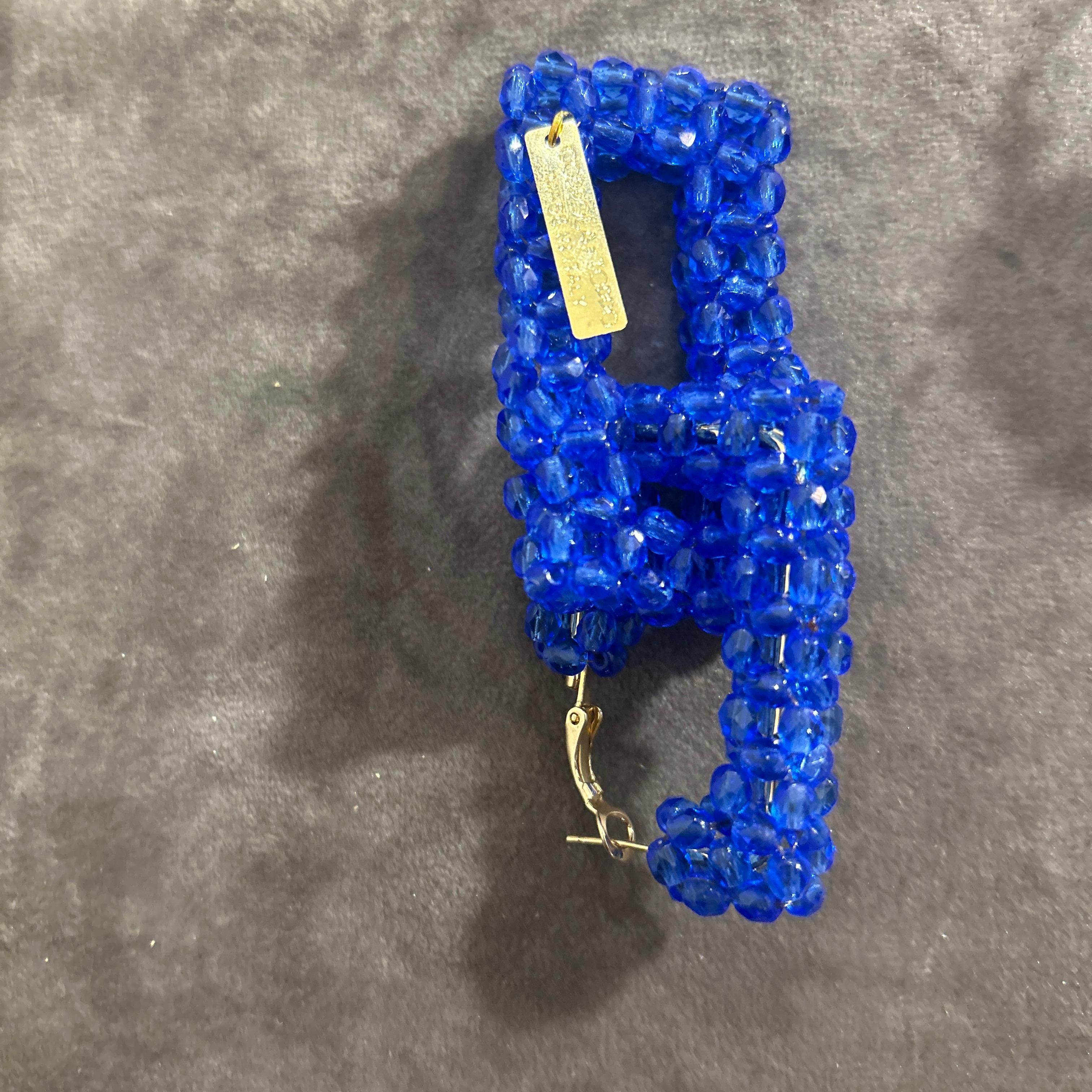 De las mujeres Pendientes de eslabones rectangulares azules del siglo XXI de Coppola e Toppo en venta
