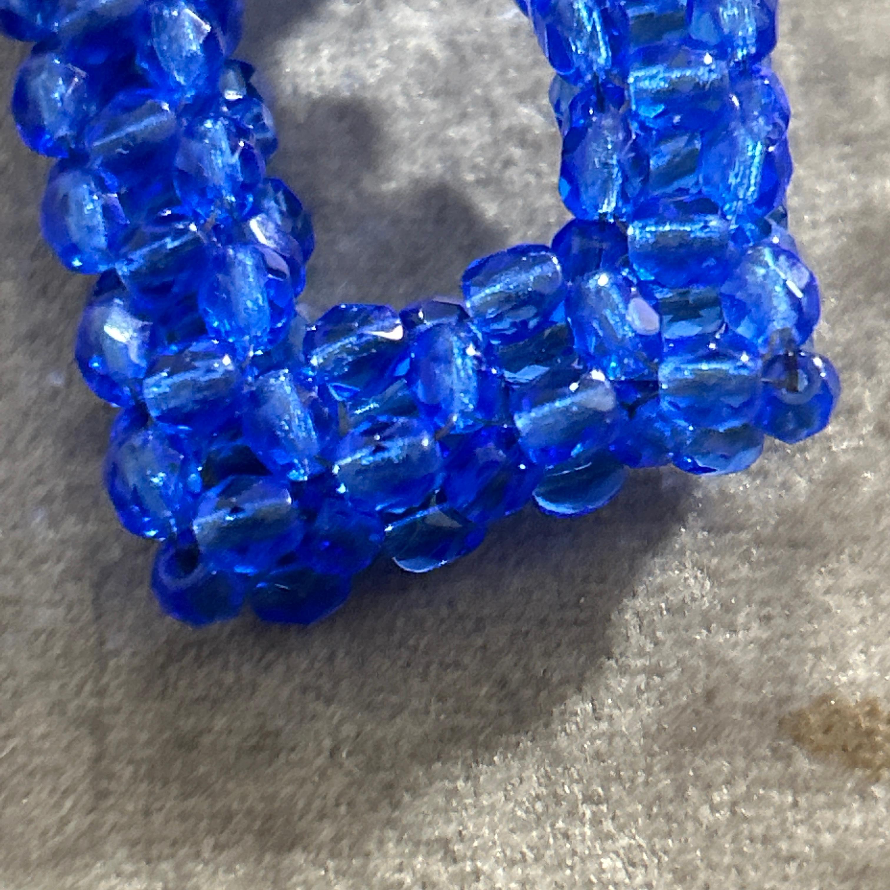 Pendientes de eslabones rectangulares azules del siglo XXI de Coppola e Toppo en venta 2