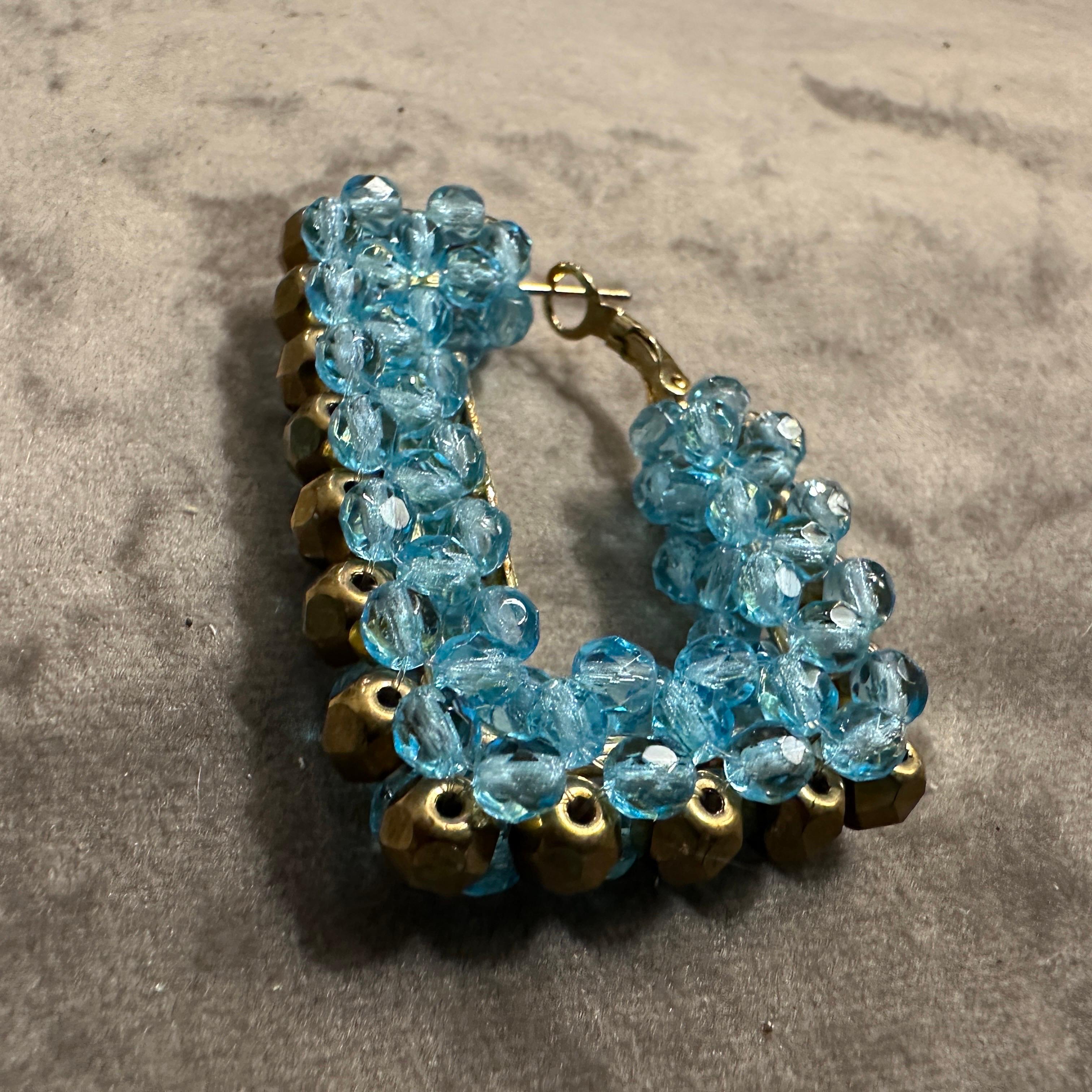 Clous d'oreilles rectangulaires turquoise du 21e siècle par Coppola e Toppo en vente 4